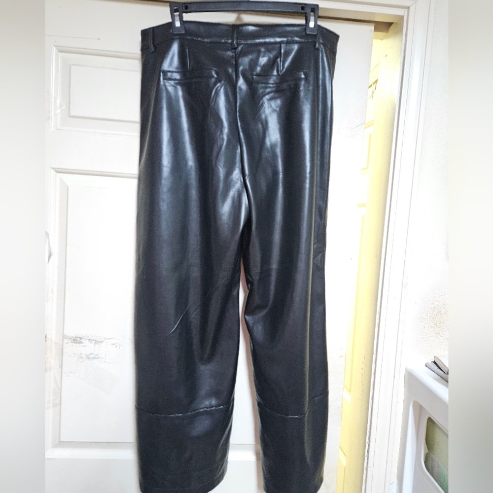 Marc Joseph Women's Black Leather Pants